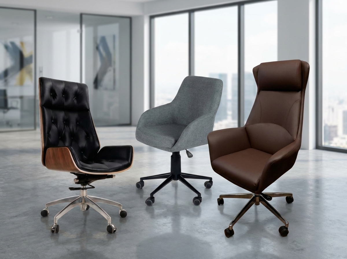 Selección de sillones y sillas del catálogo corporativo Merari